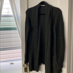 Marine Layer Dark Green Cardigan